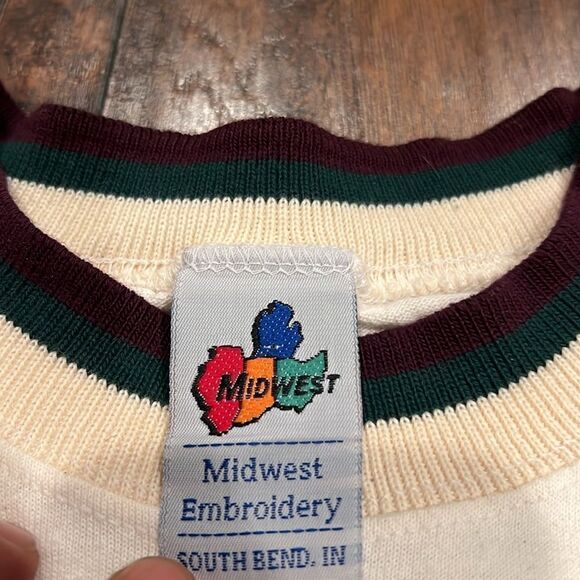 Vintage Notre Dame Tee made in USA size XL never been washed still have sticker - Picture 4 of 11